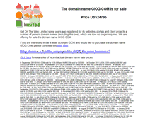 Tablet Screenshot of giog.com